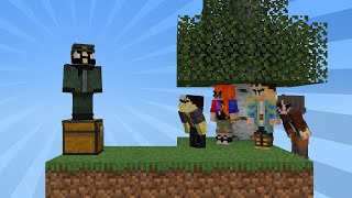 Ruining friendships in Minecraft Skyblock [upl. by Llemij]