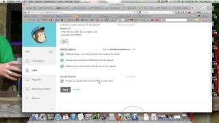 MailChimp Autoresponder  Sign Up Review [upl. by Eanej]