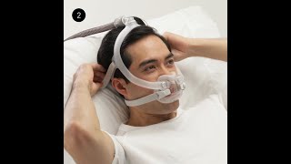 ResMed AirFit F30i Managing leaks for a full face CPAP mask [upl. by Diraf531]