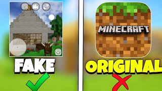 Top 2 COPIES Games of MINECRAFT in PE for FREE😍 [upl. by Wertheimer]