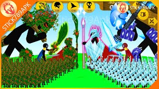 FINAL BOSS LEAF XIPHOS VS SUBZEROZ BOSS XIPHOS GIANT BOSS ICE  Stick War Legacy Mod  Stick789Apk [upl. by Idzik]