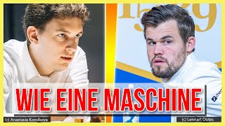 Wie eine MASCHINE 🦾  Magnus Carlsen vs JanKrzysztof Duda  Airthings Masters 2022 [upl. by Toshiko947]