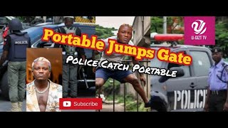 Portable Jumped Over The Gate To Avoid Police Arrest [upl. by Nediarb]