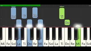 MANDALİNA BAHÇESİ MANDARİİNİD PİYANO TUTORİAL [upl. by Laflam]