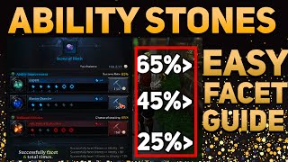 Ability Stone Guide  How To Facet And Equip  Lost Ark [upl. by Tlok]