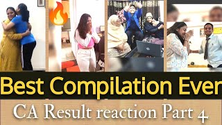 Best Compilation video of CA Result reaction🔥Emotional video for CA students Yogesh bansal Part 4 [upl. by Esinev68]