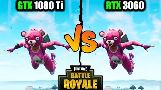 GTX 1080 Ti vs RTX 3060 Fortnite  RTX 3060 vs GTX 1080 Ti Fortnite [upl. by Nylyak931]