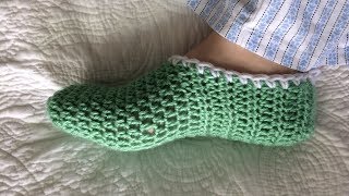 How To Crochet Slippers Lilus Handmade Corner Video  224 [upl. by Laenej800]