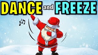 ☃️ CHRISTMAS FREEZE DANCE🥶 Just Dance Christmas 🕺🏽 Dance amp Freeze  Brain Break🎄 [upl. by Inajna226]