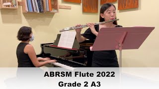 The Arethusa  Grade 2 A3 ABRSM Flute Exam Pieces from 2022 [upl. by Nwahsat]