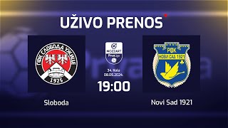 SLOBODA  NOVI SAD 1921 Mozzart Bet Prva Liga Srbije 34 Kolo [upl. by Eanod436]