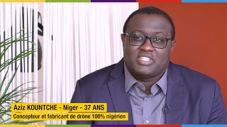 Francophoniedelavenir  Aziz concepteur et fabricant de drone 100 nigérien Niger [upl. by Htebaras]