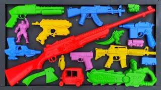 Membersihkan Nerf Ak47 Assault Rifle Shotgun Sniper Rifle Glock Pistol M16 Nerf gun Eps 101 [upl. by Dloreg]