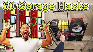 60 Garage Ideas and Hacks  HOME HACKS [upl. by Yrrac]