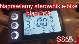 Naprawa sterownika roweru elektrycznego błąd E009  wymiana tranzystora [upl. by Anaizit]