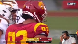 Marlon Tuipulotu quotPhiladelphia Eagles DTquot USC Highlights REACTION [upl. by Aihsetal171]