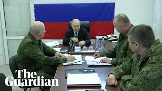 Putin visits Russian troops in Ukraines occupied Kherson and Luhansk regions [upl. by Nnylanna]