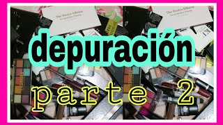 DEPURACIÓN DE MAQUILLAJE ECONÓMICO PARTE 2paleta de sombrasAlyba [upl. by Sugar]