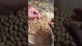 How do you easily eat your shelled pistachios Because this is my way but open to learn yours [upl. by Pavior]