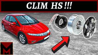 Comment Remplacer une Poulie de Compresseur de Clim HS 🔧 Honda Civic 8 VTEC 🔧 Meca Maniaque [upl. by Kress794]