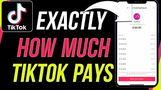 How Much TikTok Paid Me For 1000000 Views [upl. by Eiuqram485]