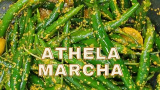 Athela Marcha  Hari Mirch ka Achaar  store it for 6 months  with all the tips [upl. by Ylus]