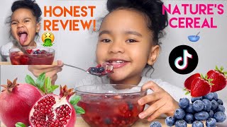 TIKTOK VIRAL NATURES CEREAL REVIEW IS IT REALLY WORTH THE HYPE VEGAN FRIENDLY [upl. by Adniles]