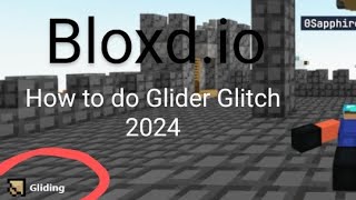 How to do the Glider Glitch in BloxdIO be a fish bloxdio tutorial [upl. by Hairim]