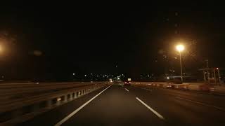 ASMR Highway Driving at Night No Talking No Music  Busan to Seoul Korea [upl. by Saqaw719]