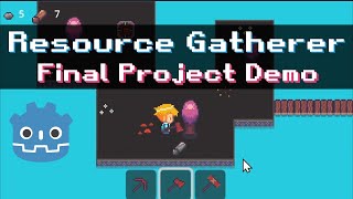 FINAL Project Demo  Resource Gathering RPG in Godot 4 Tutorial [upl. by Mccreary]