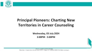 Principal Pioneers Charting New Territories in Career Counseling for CBSE High Schools [upl. by Ariak262]