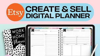 How to Make A Digital Canva Planner and Sell It on Etsy 2024 [upl. by Olav475]