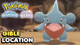 How To Get Gible In Pokemon Brilliant Diamond amp Pokemon Shining Pearl Gible Location [upl. by Ignace]