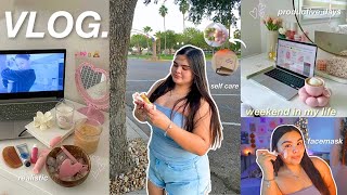 PRODUCTIVE DAYS IN MY LIFE realistic mochi donuts GRWM skincare routine amp healthy habits [upl. by Preiser]