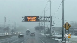 First Snow Storm Of Season Hits New Jersey [upl. by Tartan]