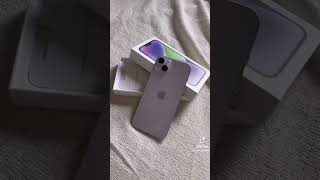 iphone 14 unboxing 📍 ⛏ pink asmr unboxing [upl. by Orose329]