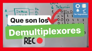 ✅DEMULTIPLEXORES 1x4 1x8  ENTIÉNDELO por FIN ELECTRÓNICA DIGITAL [upl. by Sulamith]