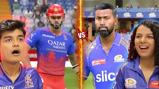 RCB v MI  Playing The Best IPL Game  SlayyPop [upl. by Jasisa]