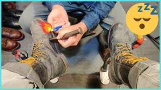 THE BEST ASMR  ANGELO SHOE SHINE ASMR [upl. by Sanburn]