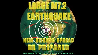 6282024  Large M72 Earthquake strikes South America  New seismic spread underway [upl. by Kuehnel699]