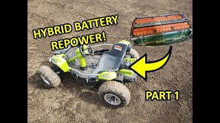 CMax Hybrid Battery Disassembly and RePurpose in Power Wheels Part 1 [upl. by Goldshell52]