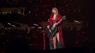 Taylor Swift Talking to Crowd before All too Well NOLA Night 2 [upl. by Gilleod]