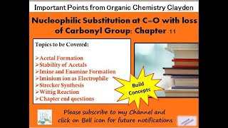 Nucleophilic Substitution at CO with loss of Carbonyl group Chapter 11 [upl. by Notneuq]