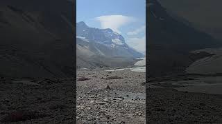 Athabasca Glacier  Columbia Icefield Icefields Parkway Alberta Canada 🇨🇦  nature canada wow [upl. by Ahsieni]