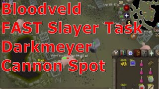 Bloodveld  Cannon spot OSRS  Darkmeyer UNLOCKED FINALLY [upl. by Merci]