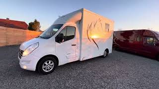 VERKOCHT Renault Master DCI 150 paardenwagen Roelofsen 2012 stallion [upl. by Ecinna]