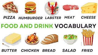 English Vocabulary 100  Food and Drink Vocabulary  LEARN ENGLISH [upl. by Niltac89]