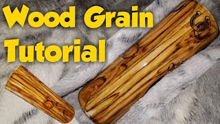 Wood Grain Tumbler Realistic Knots Start to Finish [upl. by Edia]