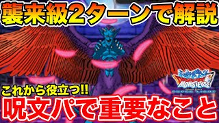 【DQMSL】呪文パを組む場合に重要なポイント ゼシカの道襲来級2ターンで解説【ドラクエ】 [upl. by Wira]