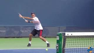 Roger Federer Slow Motion Forehand amp Slice Backhand 240FPS 1080p [upl. by Aidnyc]